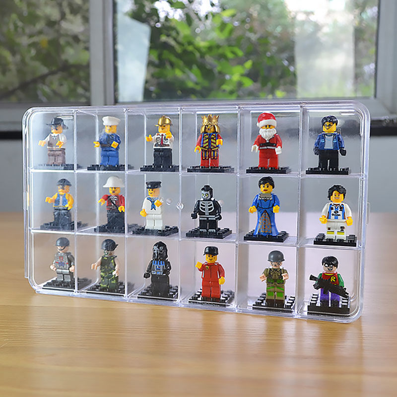 Kotak Display Akrilik 18 Grid  - Lego Minifigure Holder ulasan dan harga