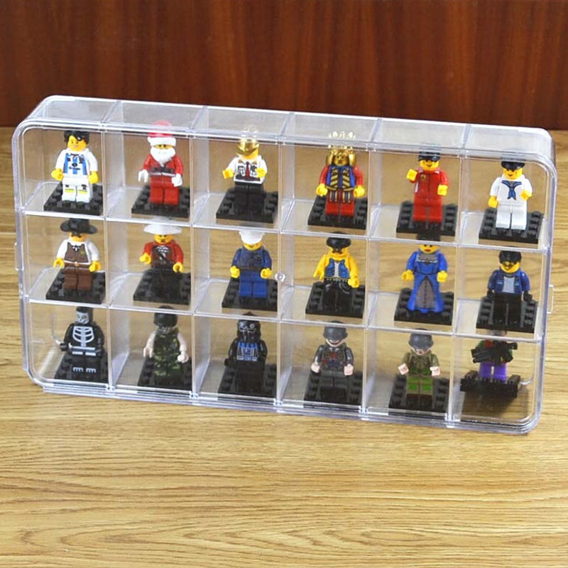 Kotak Display Akrilik 18 Grid  - Lego Minifigure Holder ulasan dan harga