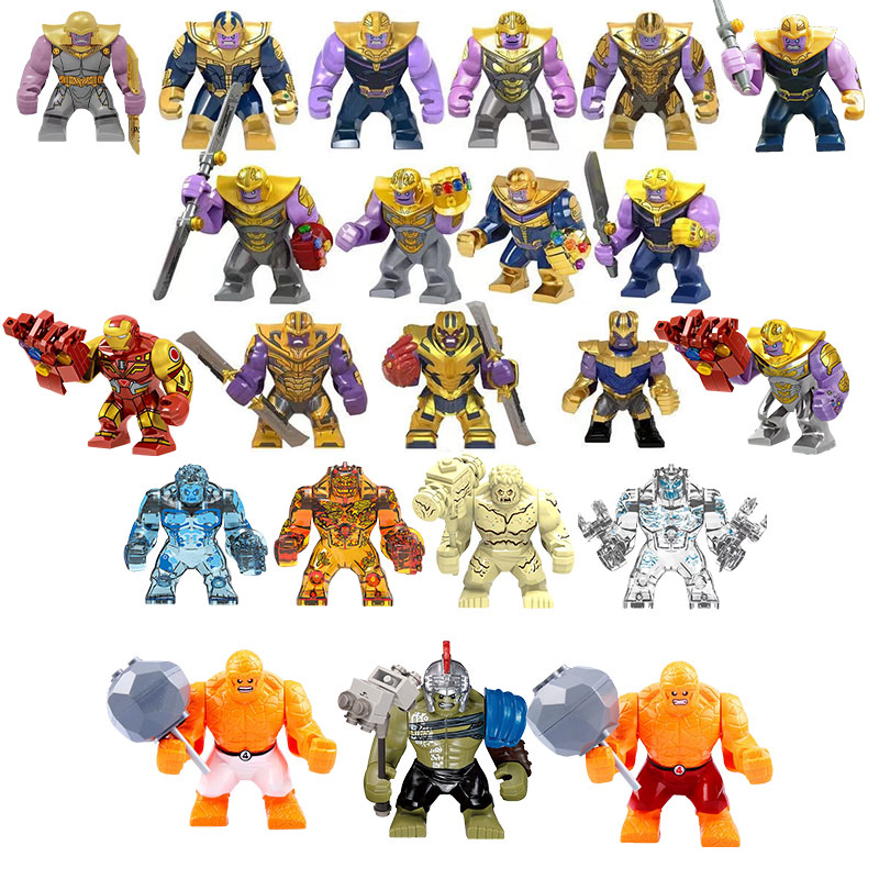 Karakter superhero Marvel Than - Lego Minifigure Holder ulasan dan harga