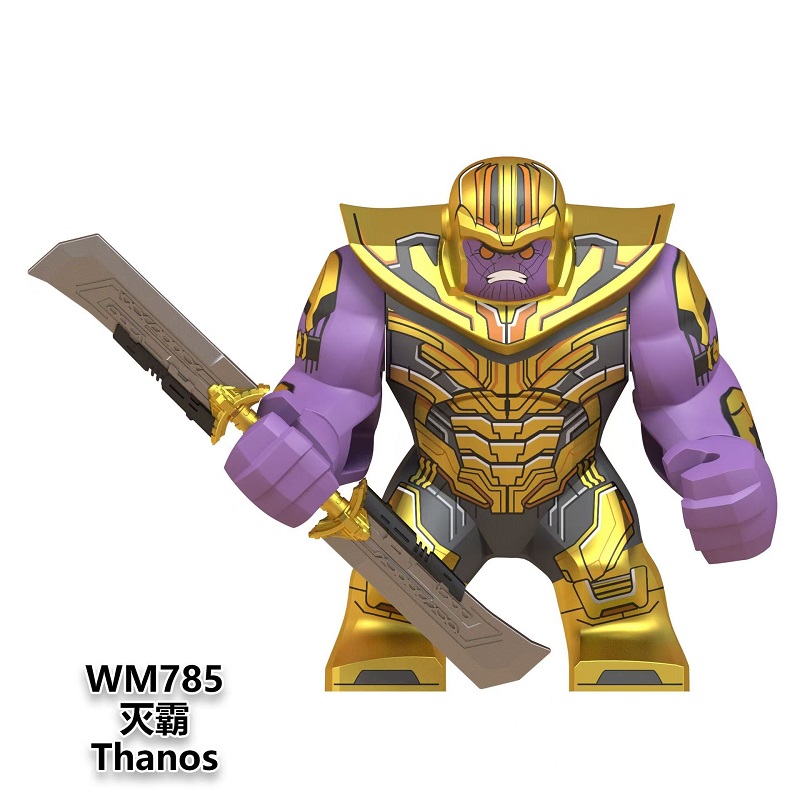 Karakter superhero Marvel Than - Lego Minifigure Holder ulasan dan harga