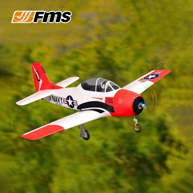 FMS 800mm T-28 V2 Trojans Pesa - Model Airplane Plastic ulasan dan harga