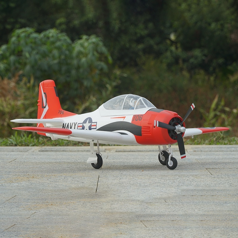 FMS 800mm T-28 V2 Trojans Pesa - Model Airplane Plastic ulasan dan harga