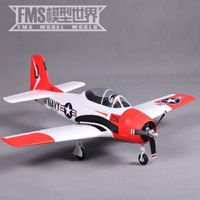 FMS 800mm T-28 V2 Trojans Pesa - Model Airplane Plastic ulasan dan harga